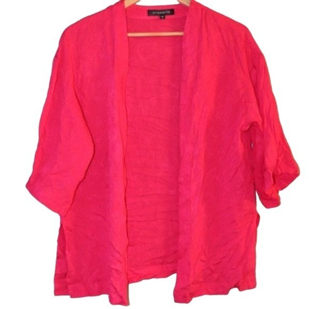 Dynamite | Stunning hot pink open shirt